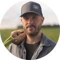 grower holding a sugar beet